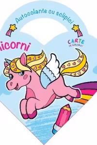 Autocolante cu sclipici Unicorni