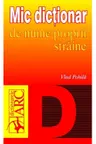 Mic dictionar de nume proprii straine