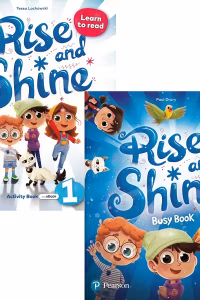 Set: Rise and Shine Level 1. Learn to Read. Activity Book and eBook + Busy Book