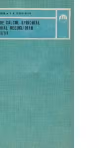 Tehnici de calcul spinorial si tensorial neeuclidian cu aplicatii