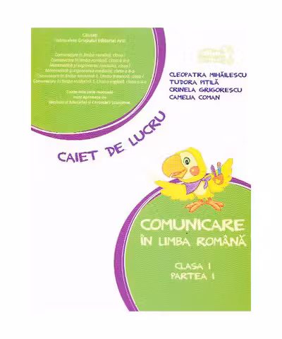 Comunicare in limba romana cls 1 partea 1 caiet de lucru