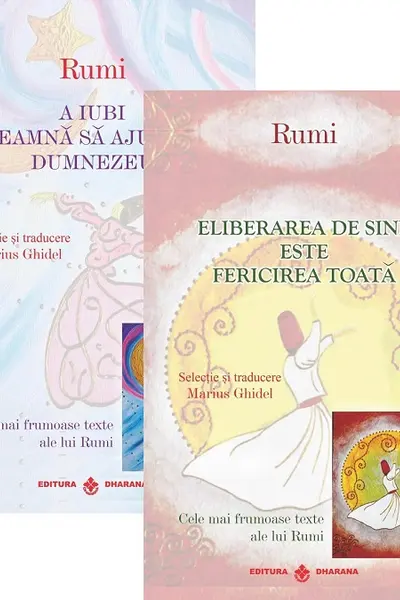 Set 2 cărți: A iubi înseamnă să ajungi la Dumnezeu + Eliberarea de sine este fericirea toată