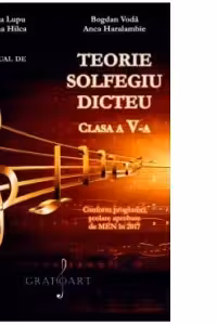 Manual de teorie, solfegiu, dicteu pentru clasa a V-a