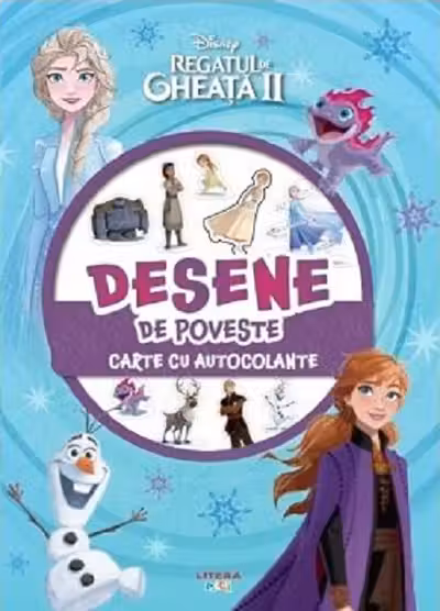 Regatul de Gheata II - Carte cu autocolante