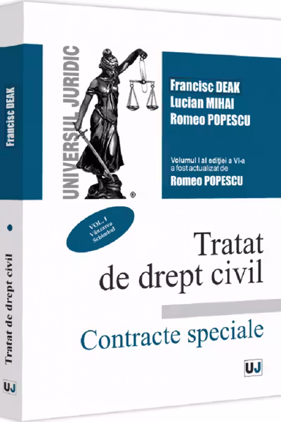 Tratat de drept civil. Contracte special Vol.1: Vanzarea, Schimbul Ed.6