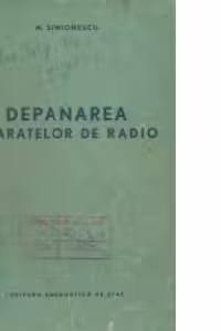 Depanarea aparatelor de radio