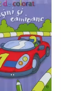 Masini si camioane (bloc de colorat)