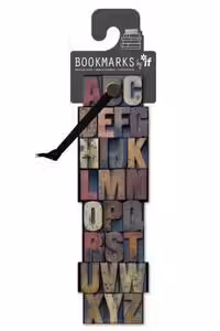 Academia Bookmarks: Letter Press