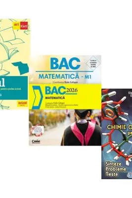 Pachet Bacalaureat 2026. Eseul. Literatura Romana. Pregatire individuala pentru proba scrisa, Matematica si Chimie organica pentru liceu. Sinteze. Probleme. Teste - Liliana Paicu, Radu Gologan, Elena Alexandrescu