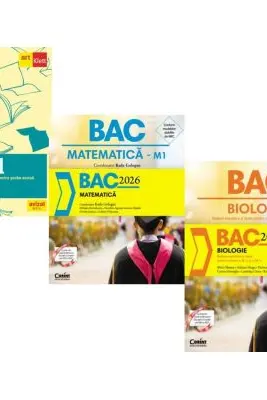 Pachet Bacalaureat 2026. Eseul. Pregatire individuala pentru proba scrisa, Matematica si Biologie. Notiuni teoretice si teste pentru clasele 11-12 - Liliana Paicu, Radu Gologan, Silvia Olteanu