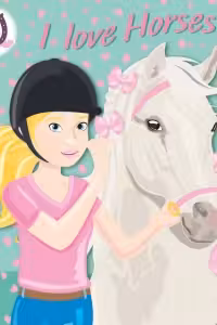 I love horses (verde) imp.