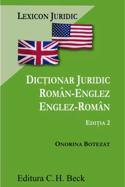 Dicționar Juridic Român-Englez, Englez-Român ed.2