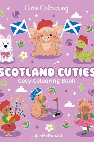 Scotland Cuties Cosy Colouring Book