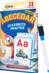 31 de cartonase. Scrie si sterge. Abecedar cu exercitii practice