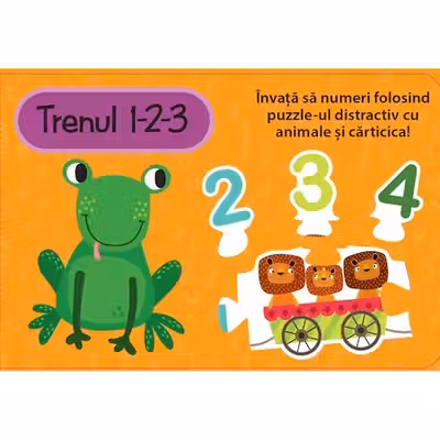 TRENUL 1-2-3 (Set carte + puzzle)