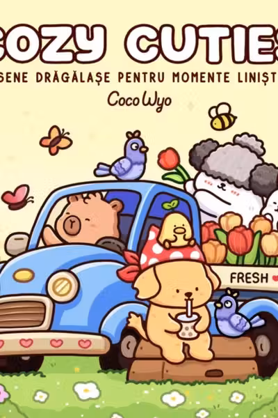 COZY CUTIES. Desene dragalase pentru momente linistite. Coco Wyo