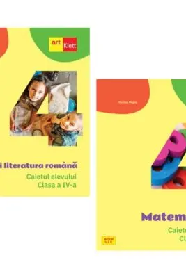 Pachet Caietul elevului clasa a 4-a. Limba si literatura romana si Matematica - Tudora Pitila, Mariana Mogos