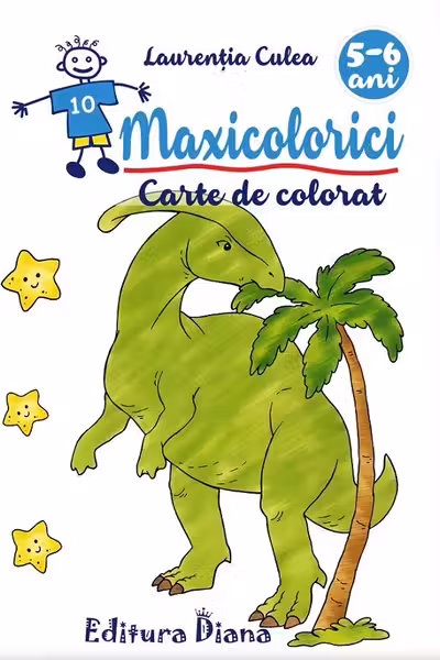 Maxicolorici. Carte de colorat 5-6 ani