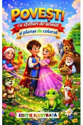 Povesti cu sfaturi de urmat si planse de colorat