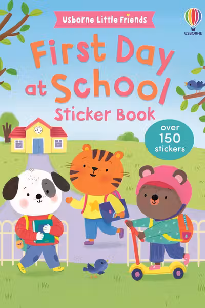 First Day of School Sticker Book