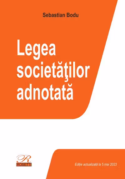Legea societatilor adnotata