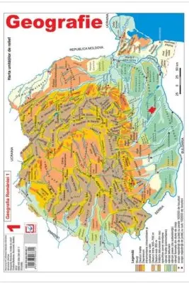 Harta Geografia Romaniei 1