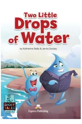Literatura adaptata pentru copii Two little drops of water cu digibook app.