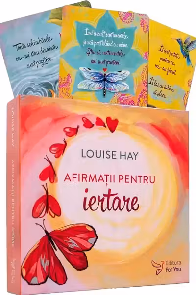Afirmatii pentru iertare. Set de cartoline si carte