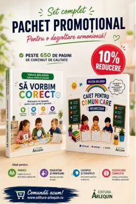 Pachet logopedie · Sa vorbim corect + Preabecedar (Valeria Balaban)
