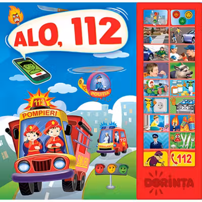Carte cu sunete - Alo, 112