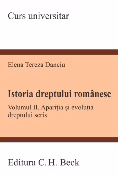 Istoria dreptului românesc Vol.2