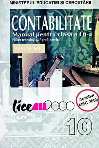 Contabilitate - Clasa a 10-a - Manual