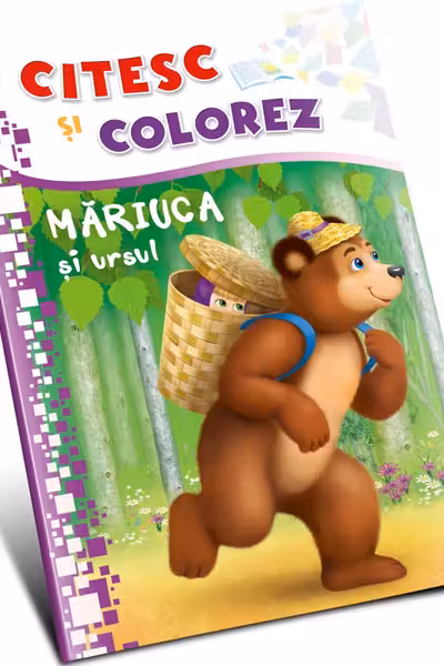 Citesc si colorez - Mariuca si ursul