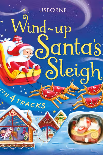 Wind-Up Santa's Sleigh