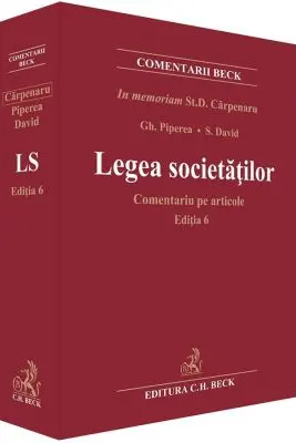 Legea societatilor. Comentariu pe articole Ed.6