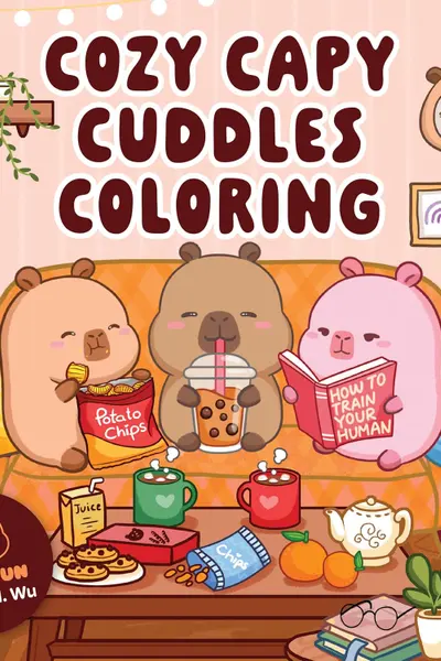 Cozy Capy Cuddles Coloring