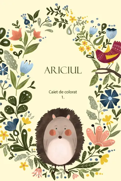 Ariciul. Caiet de colorat 1