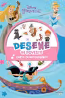 DISNEY. PRINTESE. DESENE DE POVESTE. Carte cu autocolante