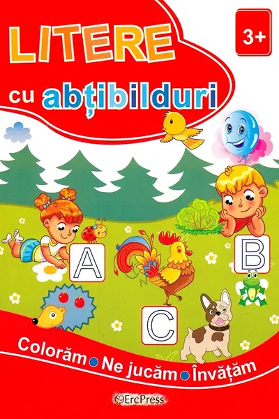 Litere cu abțibilduri +3 ani