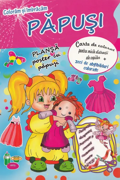 Colorăm și îmbrăcăm. Păpuși