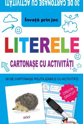 Literele. Cartonase cu activitati