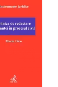 Tehnica de redactare a minutei in procesul civil