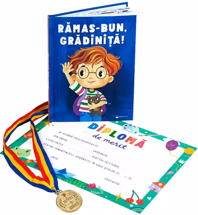 Pachet: Rămas-bun, grădiniță! + Diplomă + Medalie