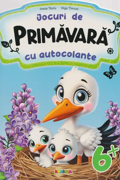Jocuri de Primavara cu autocolante. 6+