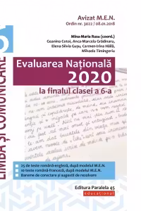 Evaluarea Nationala 2020 la finalul clasei a VI-a. Limba si comunicare