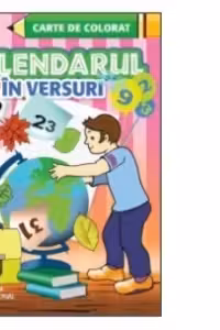 Calendarul in versuri - Carte de colorat