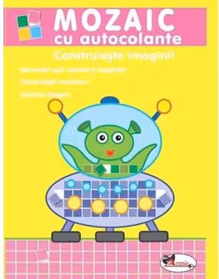 Mozaic cu autocolante: Construiește imagini!