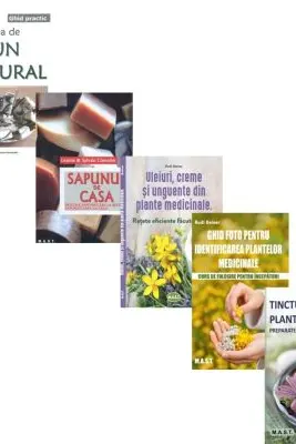 Pachet 5 carti: Sapunul de casa si plante medicinale - Daniela Paraschiv, Rudi Beiser, Sylvain Chevallier