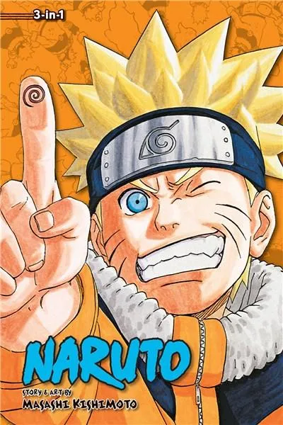 Naruto (3-in-1 Edition) Vol. 8 - Risking Everything