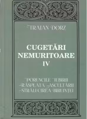 Cugetari nemuritoare, volumul 4